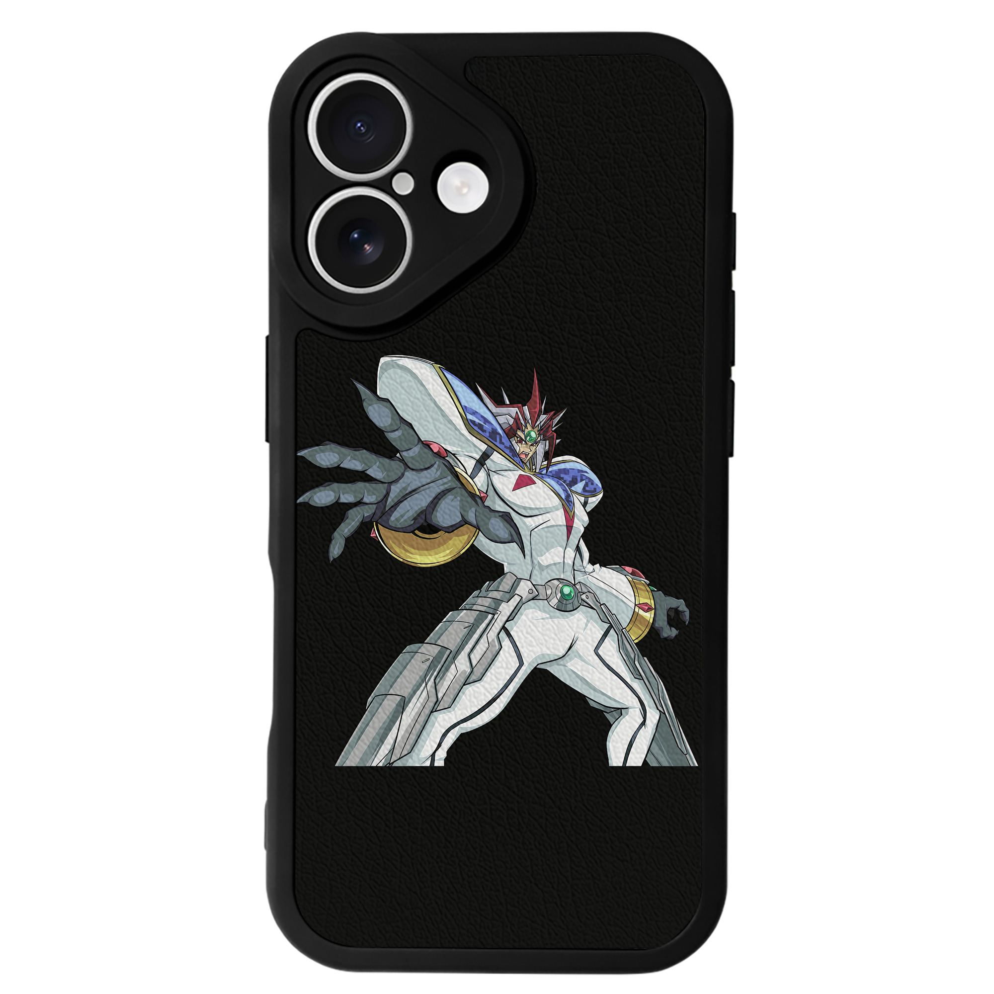 （画像用） 遊☆戯☆王 Yu-Gi-Oh! 【iPhone 16シリーズ対応】シリコンスマホケース（レザー調） 材質：シリコン